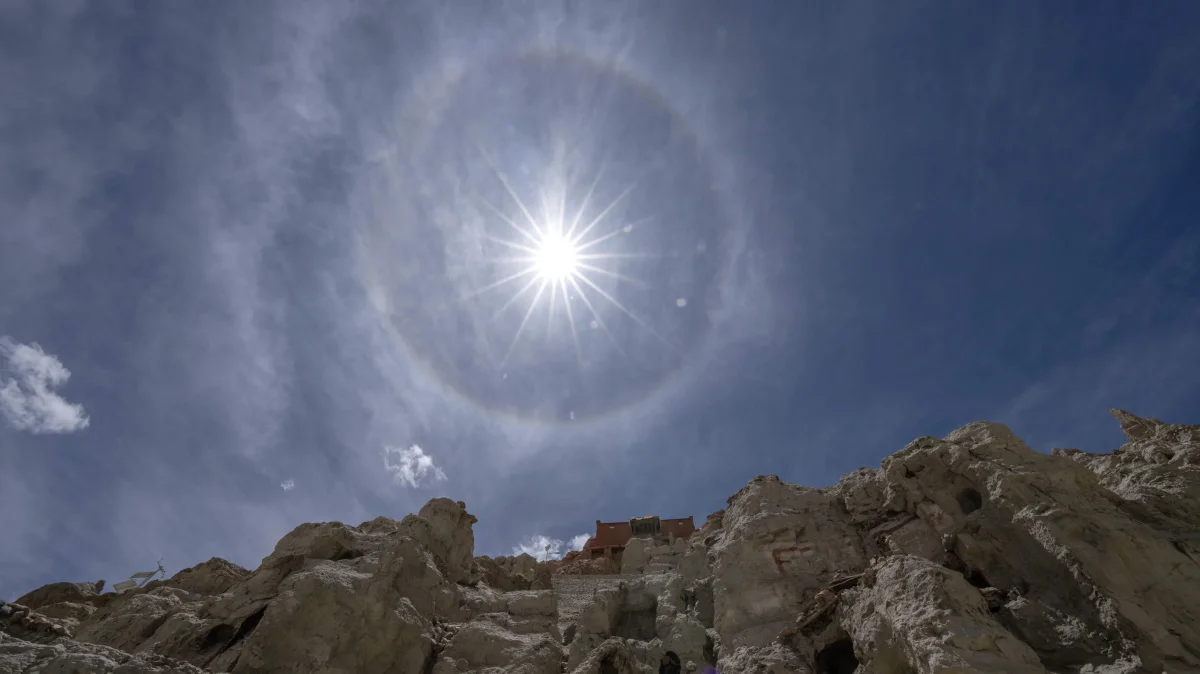 Solar halo: rings around the sun that can shape history
