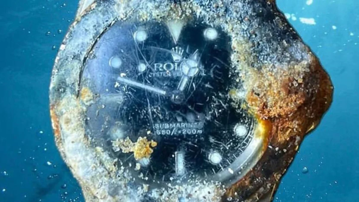 A Rolex watch was raised from the ocean floor — it spent 52 years underwater and still works